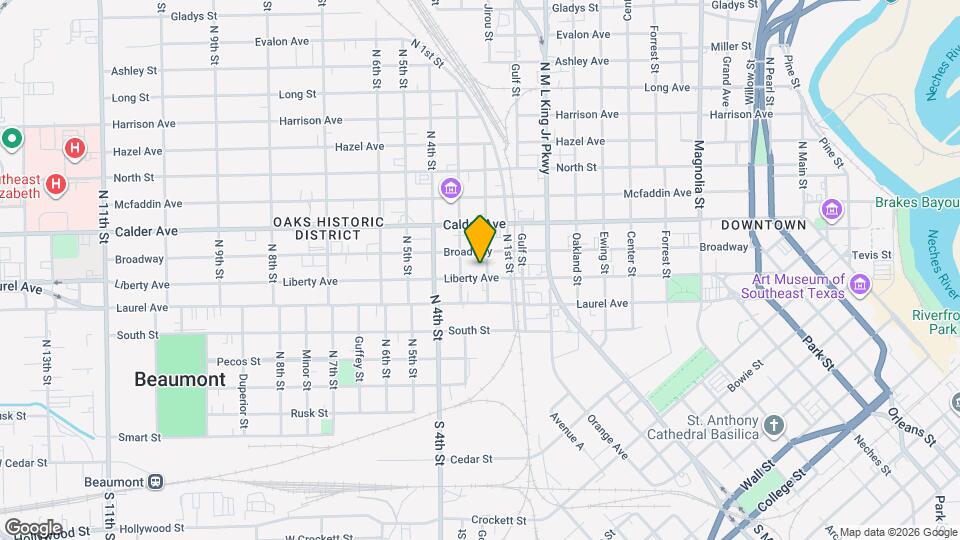 1832 Liberty Ave Map and Location Details