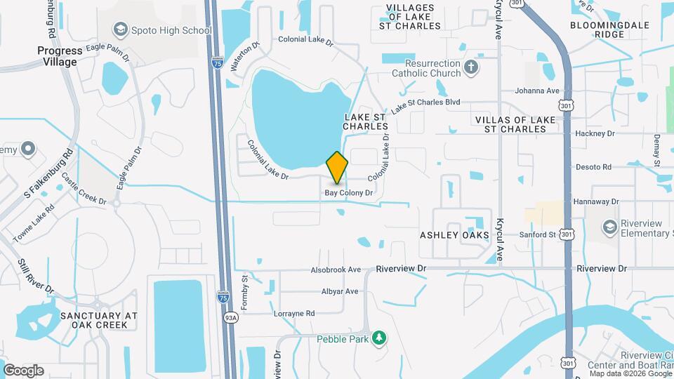 9710 Bay Colony Dr Mapa y Detalles de la Ubicación
