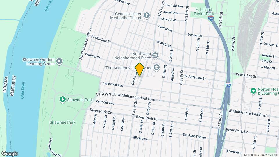 308 S 41st St Map and Location Details