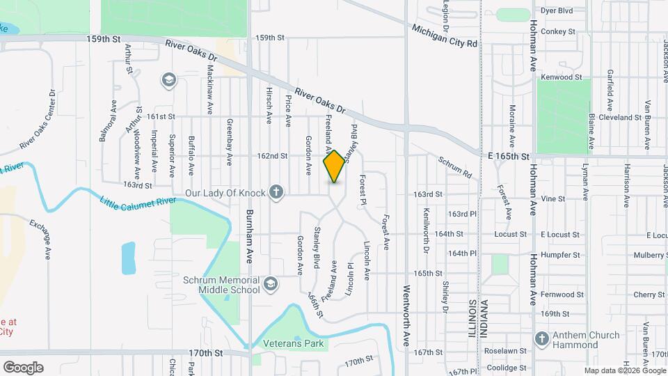 1395 Freeland Ave Map and Location Details