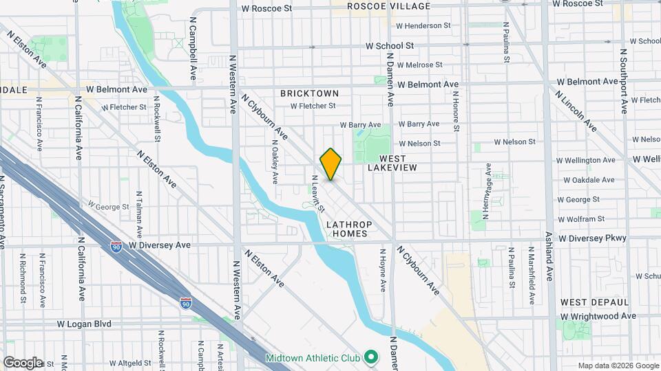 2962 N Clybourn Ave, Unit SI ID1460102P Mapa y Detalles de la Ubicación