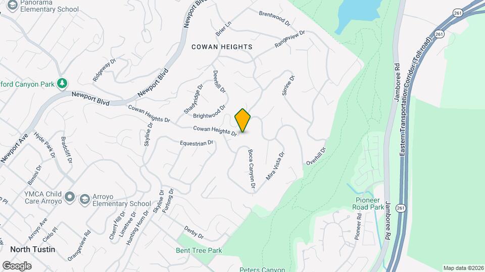 10352 Cowan Heights Dr Map and Location Details