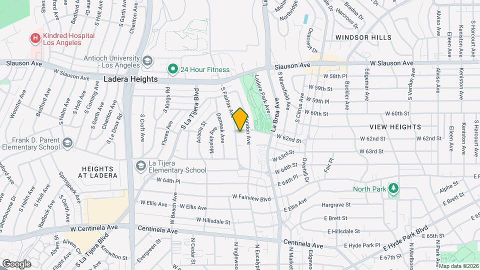 6208-6210 S Fairfax Ave Map and Location Details