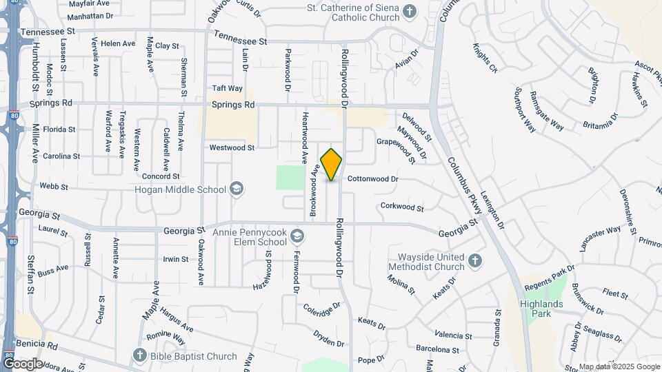 868 Ashwood Ave Map and Location Details