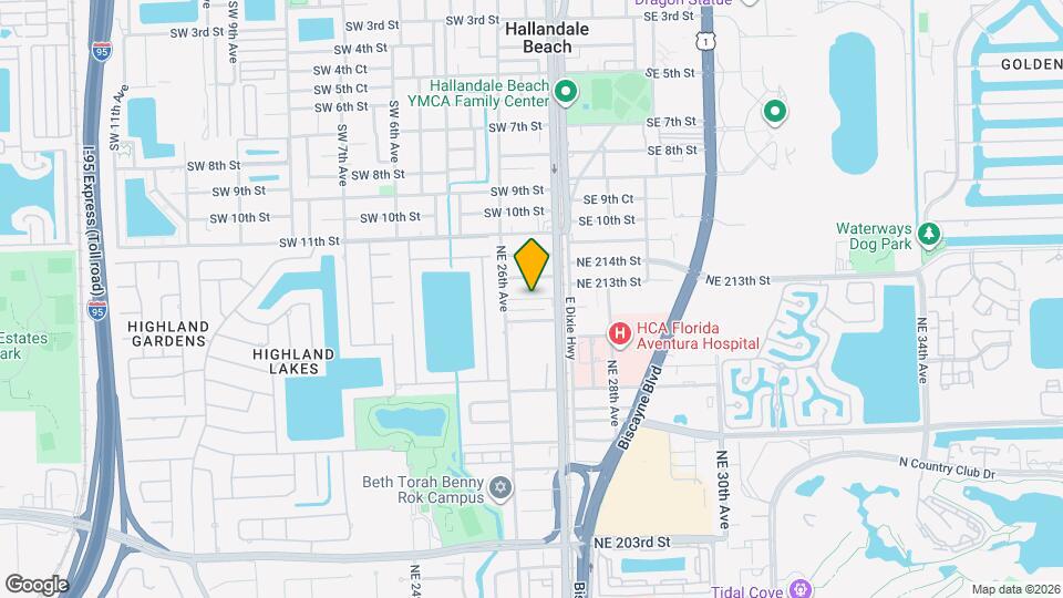 810 NE 212th Terrace Map and Location Details