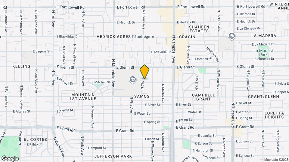 1601 E Mitchell St, Unit 1601 Map and Location Details