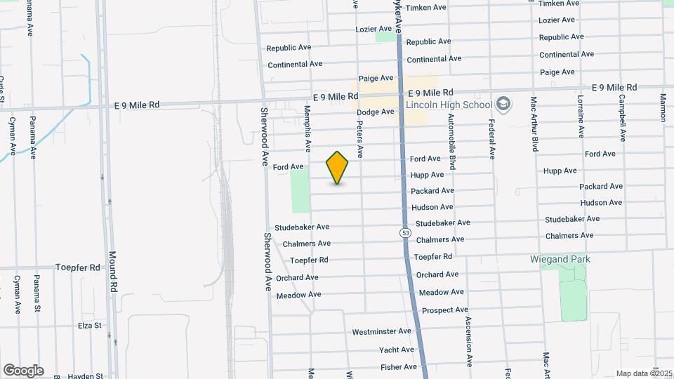 7211 Packard Ave Map and Location Details