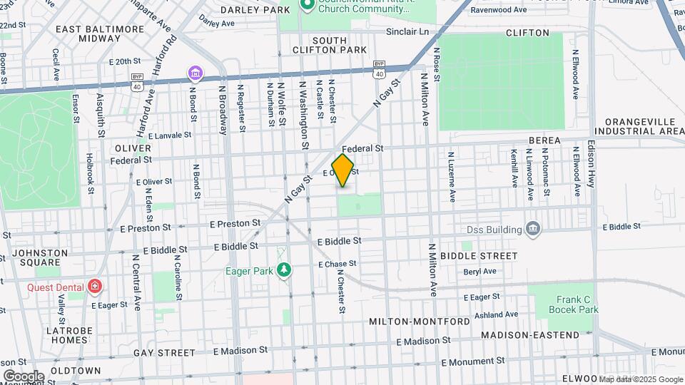 2116 E Hoffman St Map and Location Details