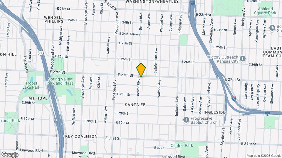 2709-2711 Benton Blvd Mapa y Detalles de la Ubicación