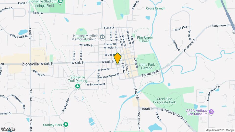 290 W Pine St, Unit Historic Zionsville Map and Location Details
