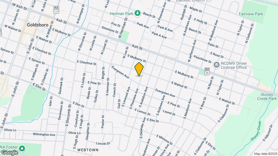 105 S Pineview Ave Map and Location Details