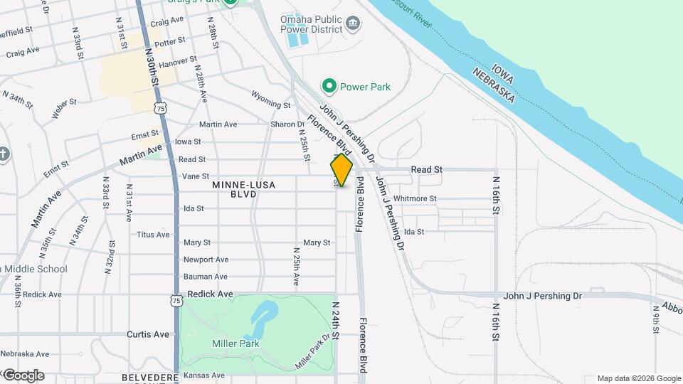 6931 N 24th St Map and Location Details