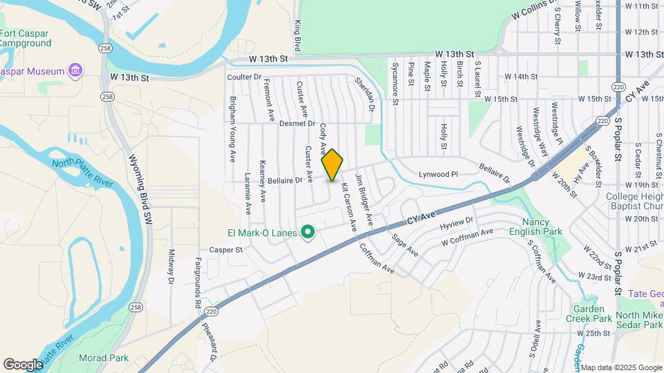 1813 Cody Ave Map and Location Details