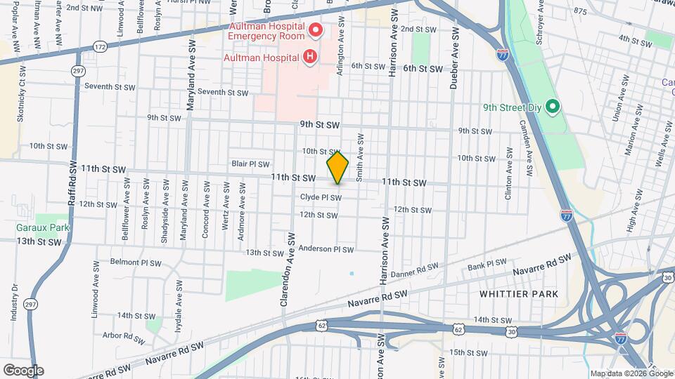 1117 Arlington Ave SW Map and Location Details