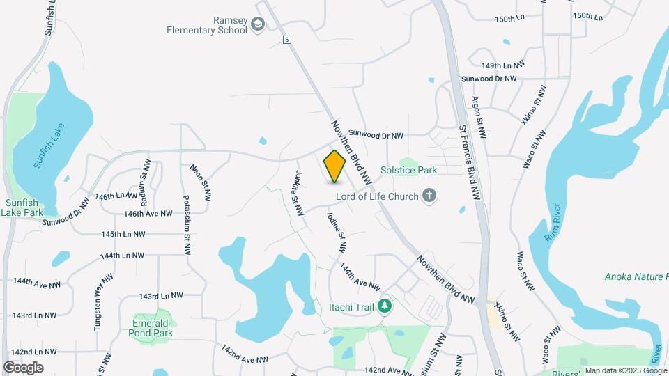 14601 Iodine Ct NW Map and Location Details
