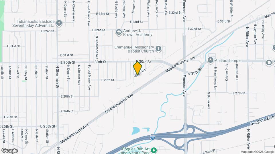 4709 Ribble Rd Map and Location Details