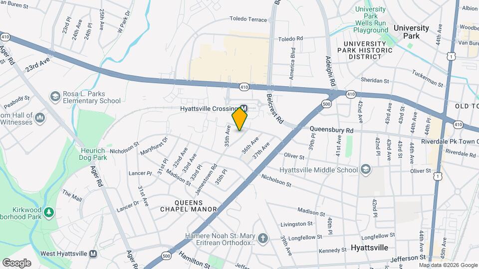 6008 Jamestown Rd Map and Location Details