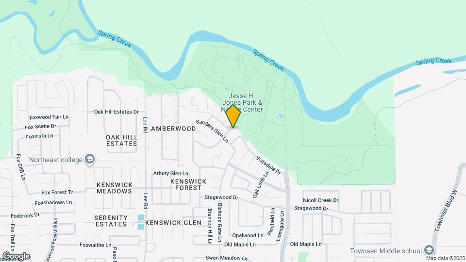 8226 Wooded Terrace Ln Map and Location Details