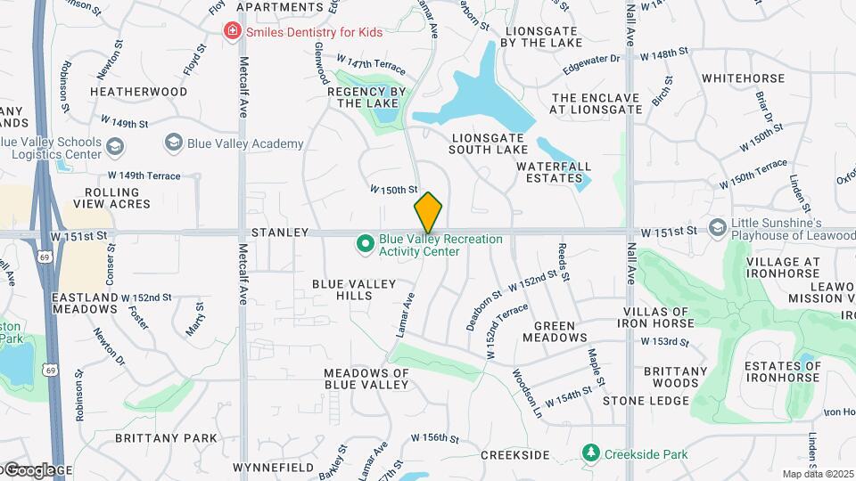 Stonehaven Overland Park Mapa y Detalles de la Ubicación