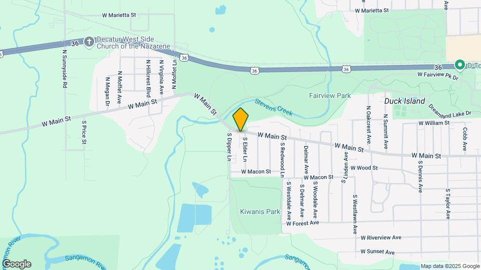 103 S Elder Ln Map and Location Details