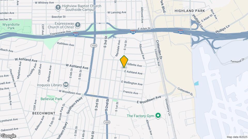 4563 S 1st St Map and Location Details