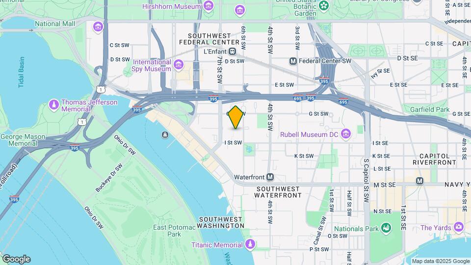 614 H St SW Map and Location Details