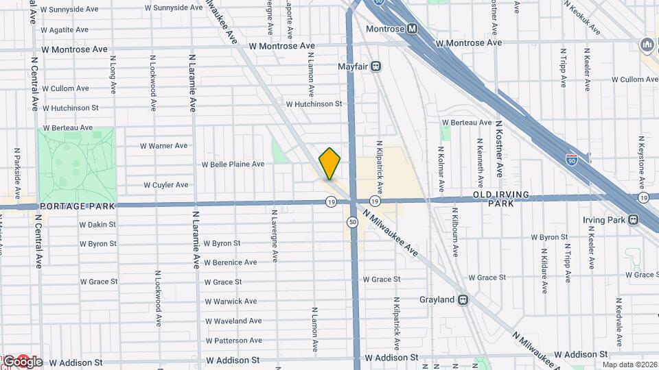 4048 N Milwaukee Ave Map and Location Details