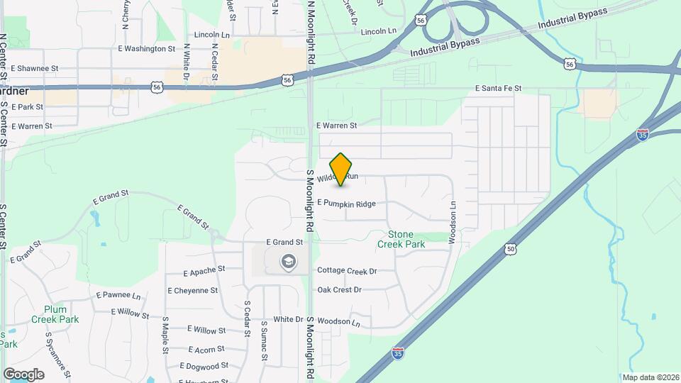 318 Creekside Ct Map and Location Details