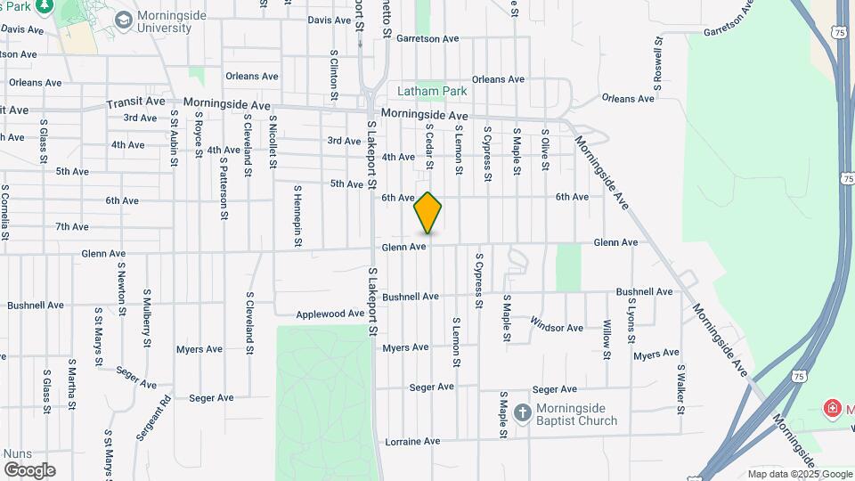2425 S Cedar St Mapa y Detalles de la Ubicación