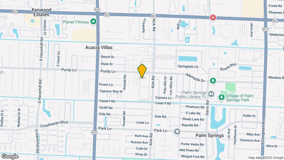 500 Village Green Cir E Map and Location Details