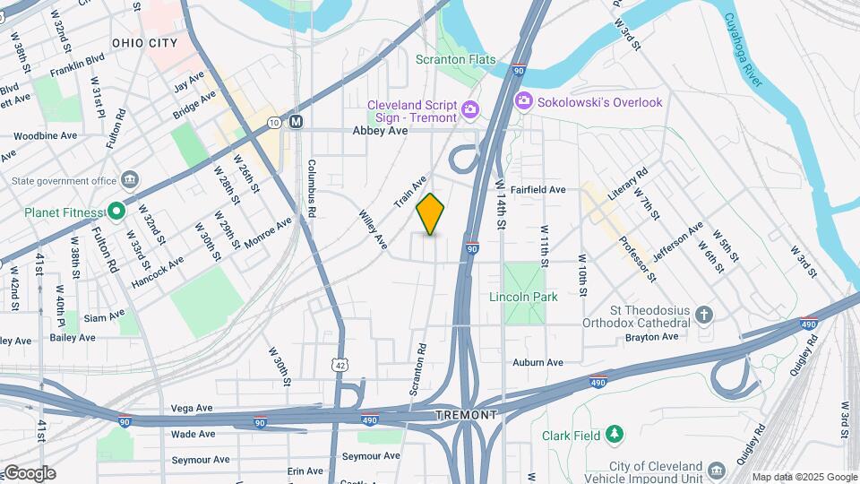 2322 Scranton Rd Map and Location Details