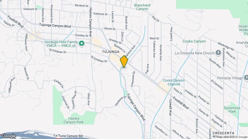 9726 Tujunga Canyon Pl Map and Location Details