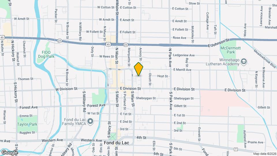 42 Amory St, Unit 44 Amory Map and Location Details