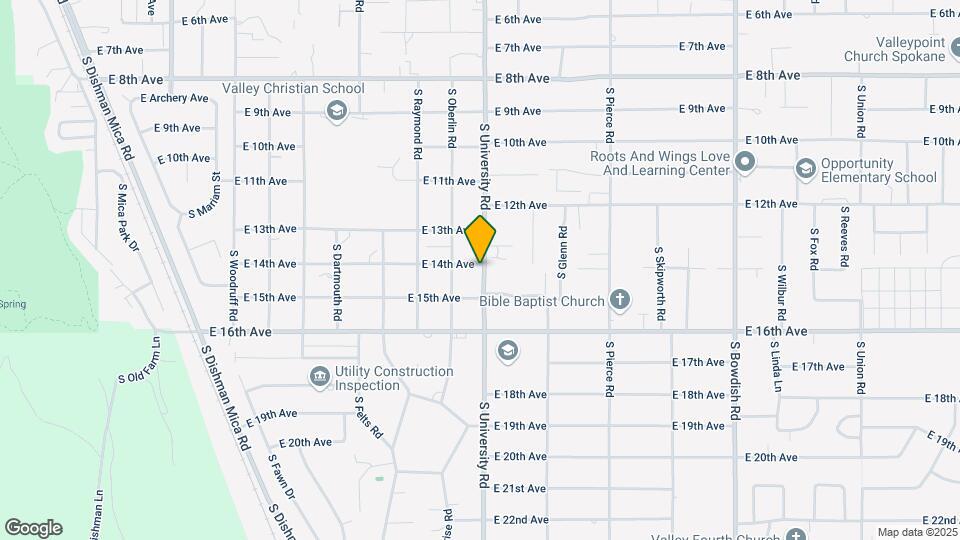 10622 E 14th Ave Map and Location Details