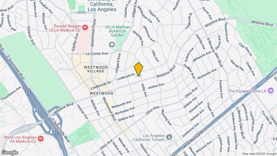 10751 Wilshire Blvd, Unit 1108 Map and Location Details
