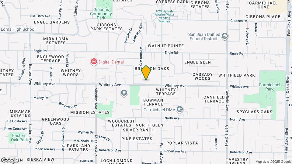 5001 Whitney Ave Map and Location Details