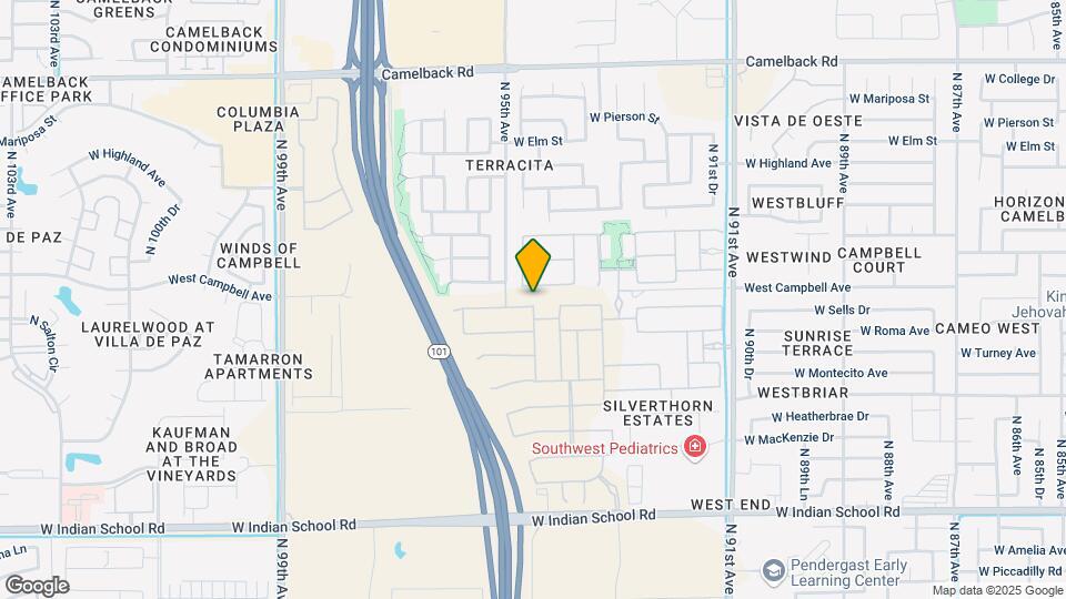 9426 W Sells Dr Map and Location Details