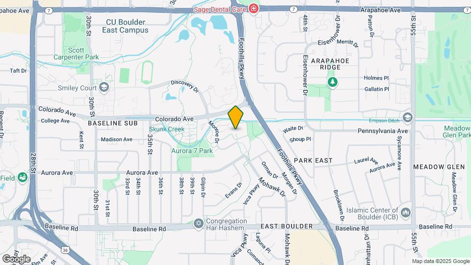4279 Monroe Dr Map and Location Details