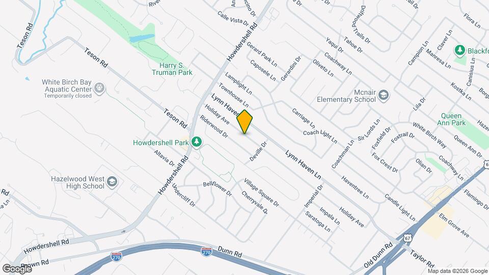 814 Holiday Ave Map and Location Details