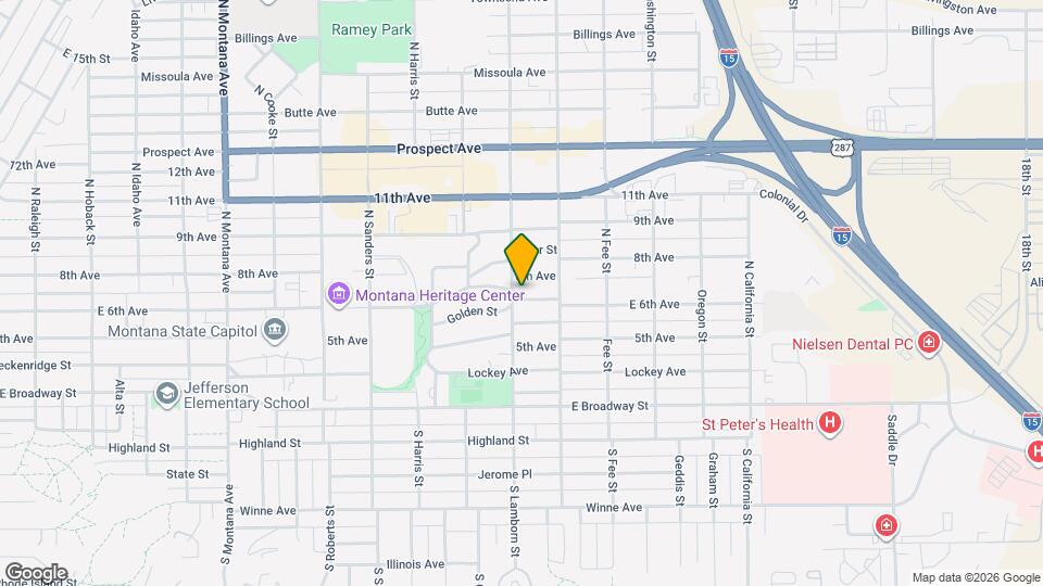1800 E 6th Ave Mapa y Detalles de la Ubicación