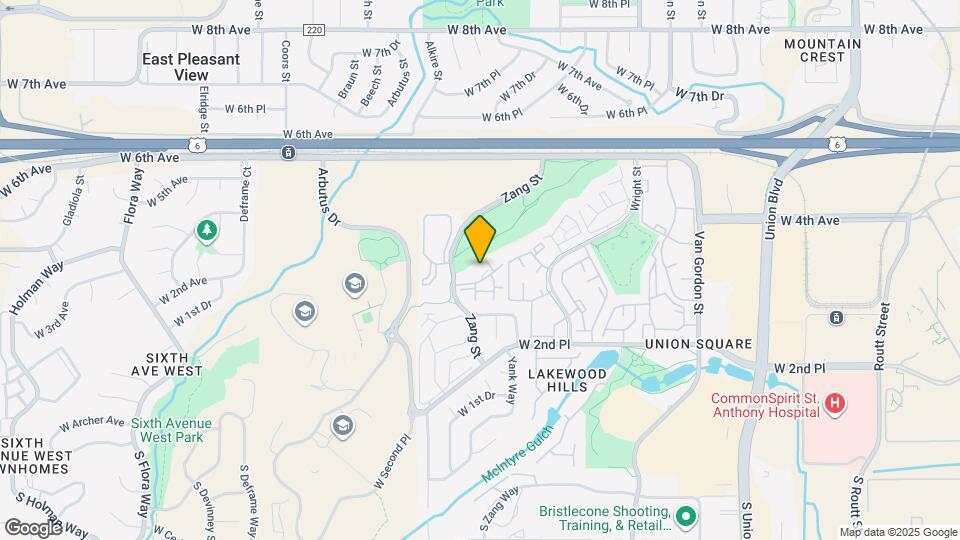 410 Zang St, Unit 2-206 Map and Location Details