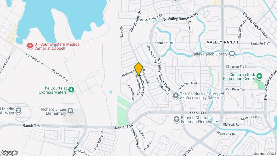 9130 Bottlebrush Ln Mapa y Detalles de la Ubicación