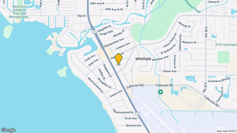 7320 Manatee St Mapa y Detalles de la Ubicación