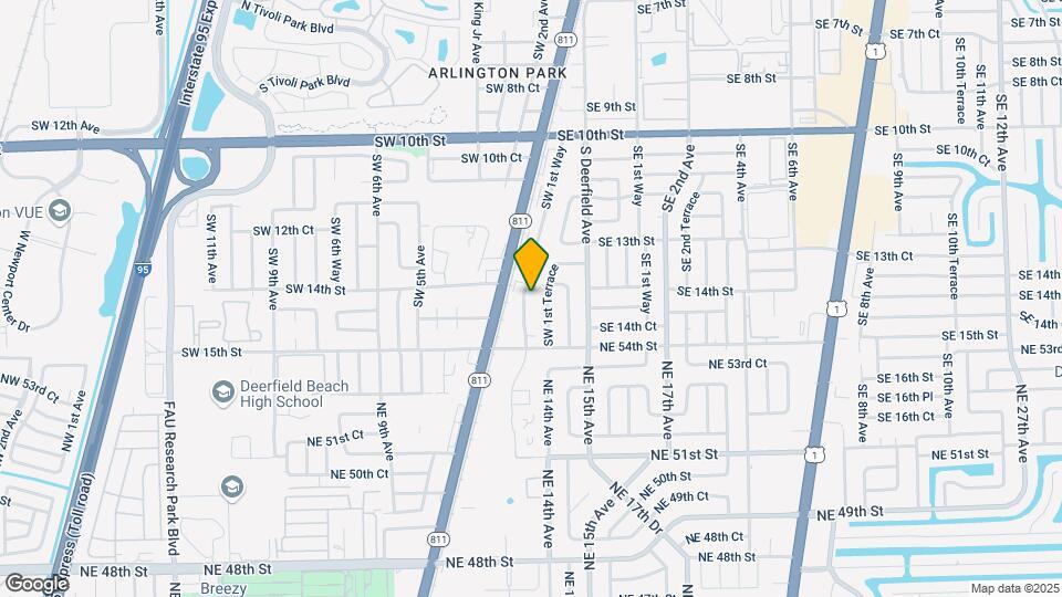 1402 SW 1st Way Map and Location Details