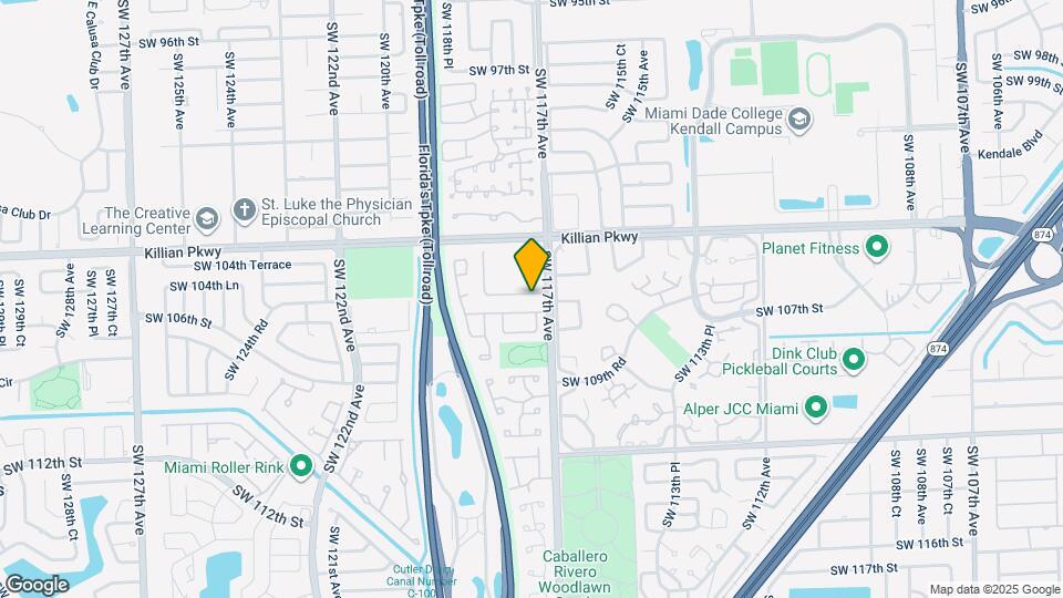 11714 SW 106th Terrace Map and Location Details