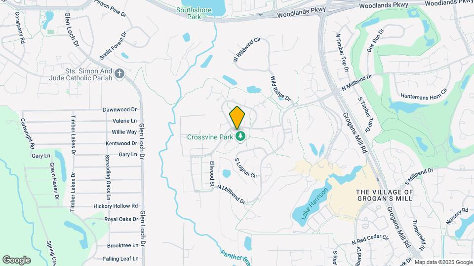 2811 Crossvine Cir Map and Location Details