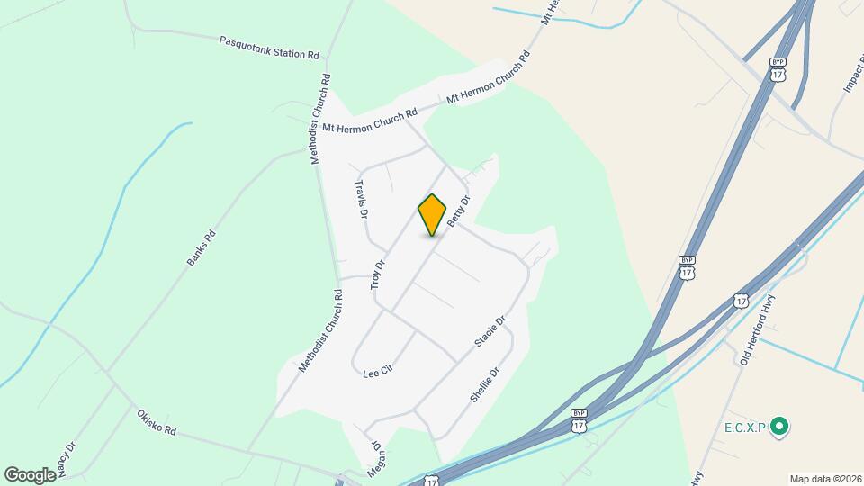 303 Betty Dr Map and Location Details