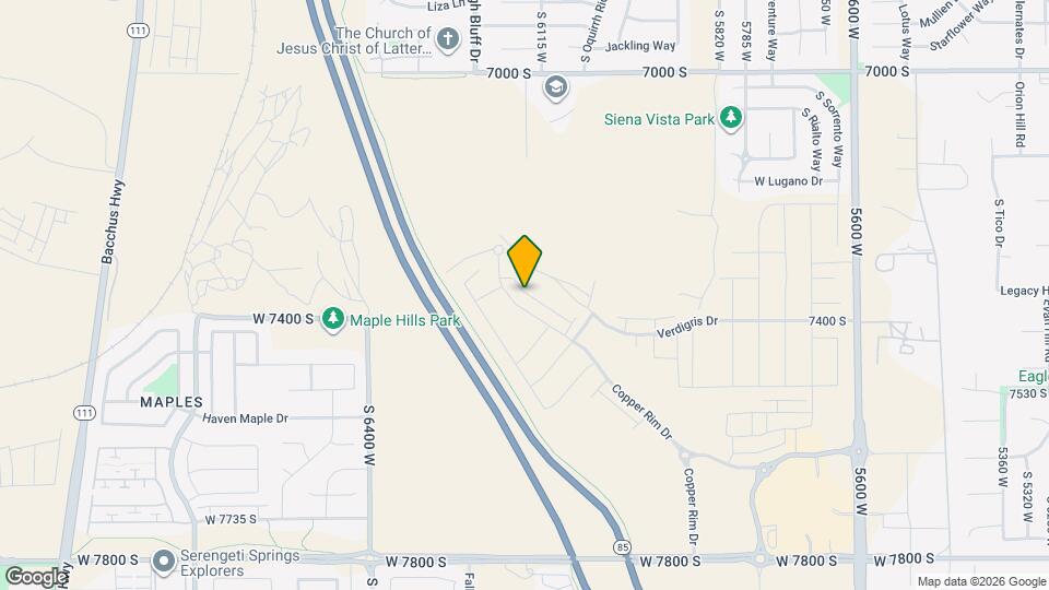 7349 S Olivine River Ln Map and Location Details