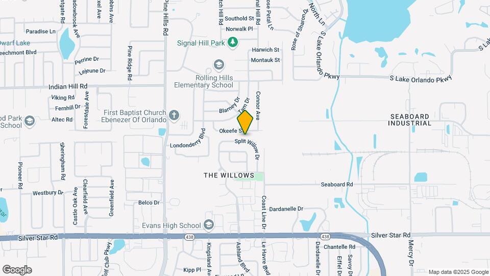 3221 Split Willow Dr Map and Location Details