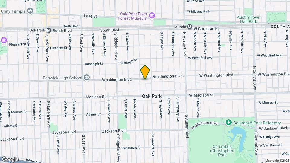 217 A Washington Blvd Mapa y Detalles de la Ubicación